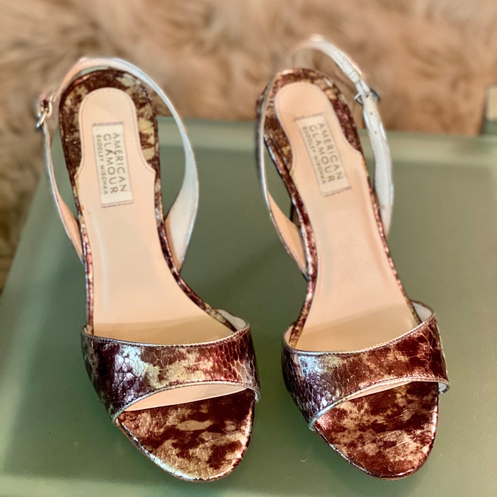 Badgley Mischka “American Glamour” Slingbacks